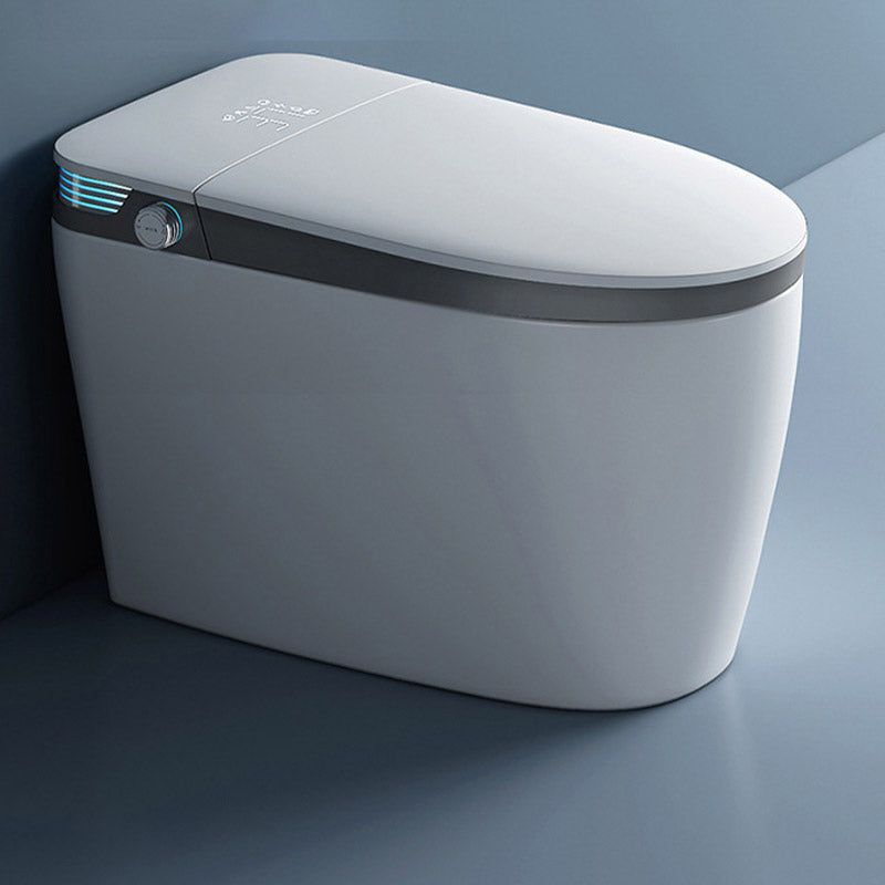 Modern One-Piece Toilet Bowl Floor Mounted Urine Toilet with Slow Close Seat for Washroom