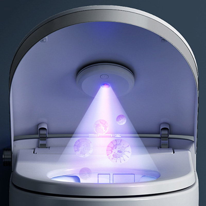 Modern One-Piece Toilet Bowl Floor Mounted Urine Toilet with Slow Close Seat for Washroom