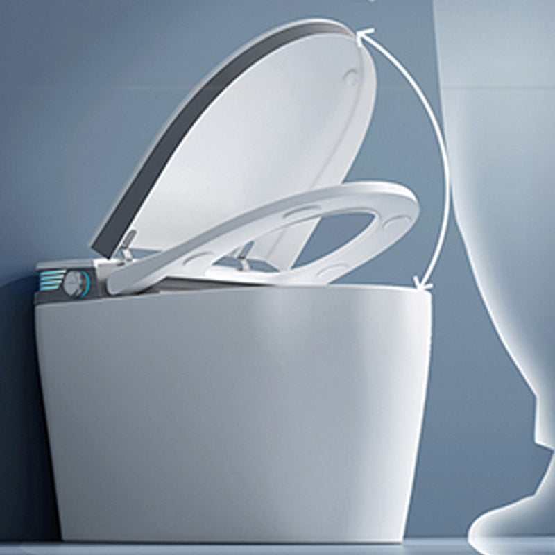 Modern One-Piece Toilet Bowl Floor Mounted Urine Toilet with Slow Close Seat for Washroom