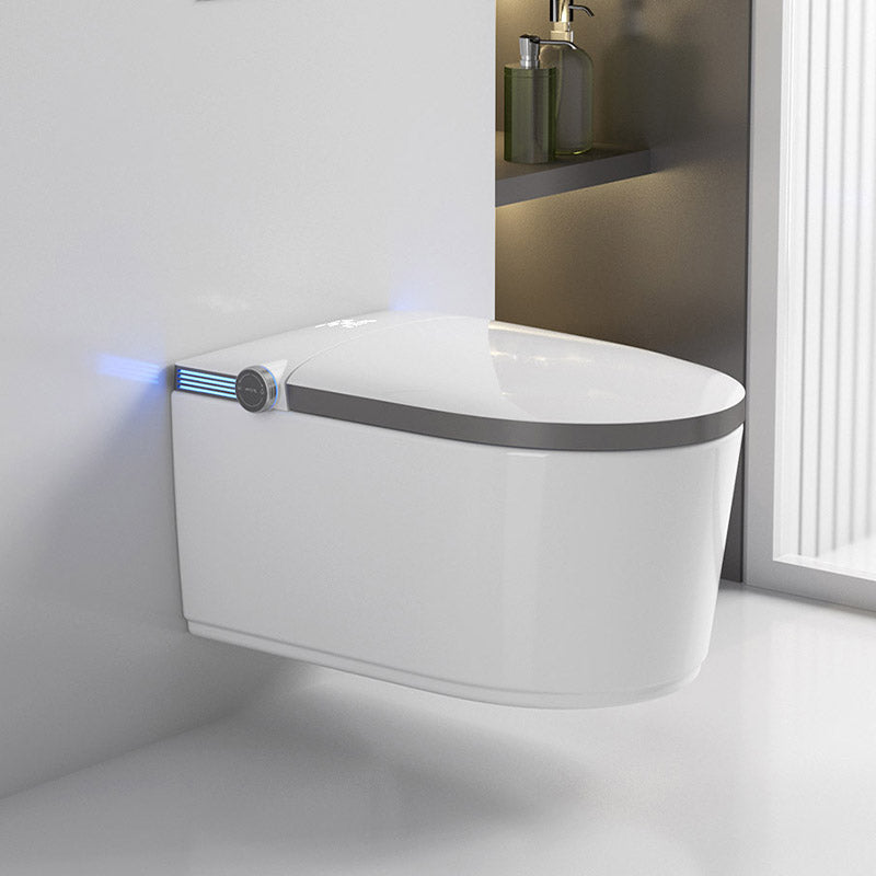 Modern 1-Piece Toilet Bowl In-Wall Urine Toilet with Slow Close Seat for Washroom