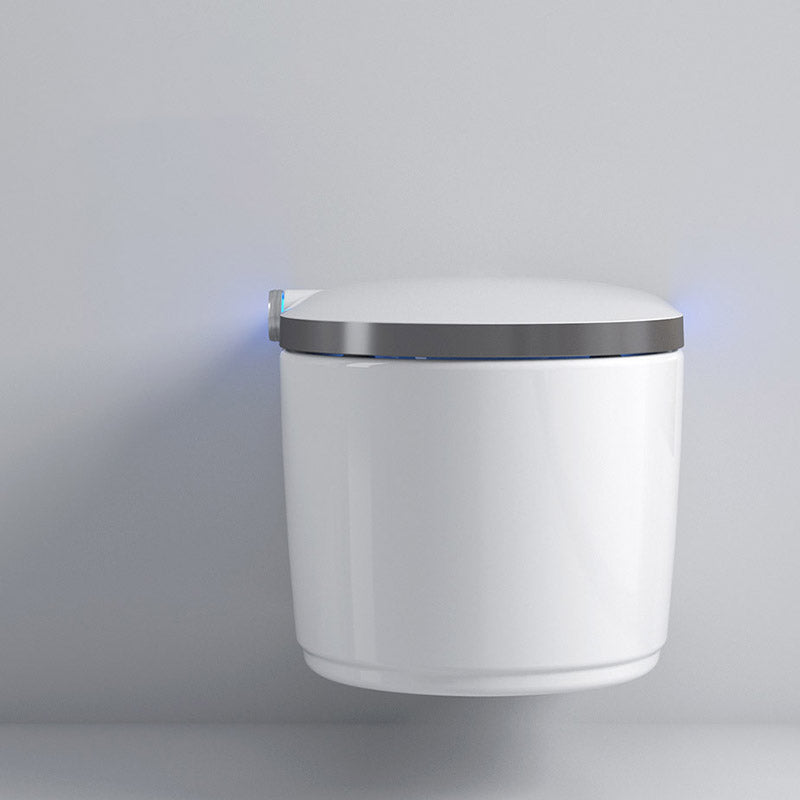 Modern 1-Piece Toilet Bowl In-Wall Urine Toilet with Slow Close Seat for Washroom