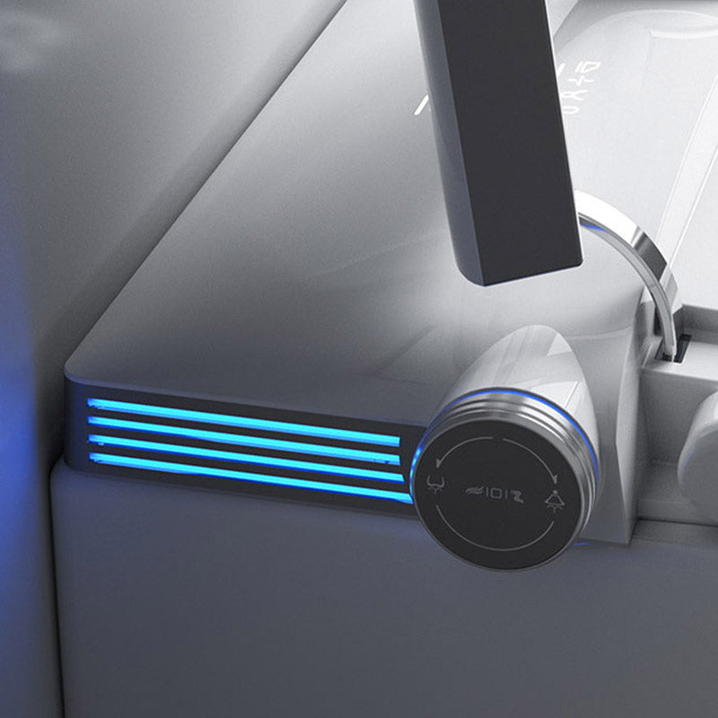 Modern 1-Piece Toilet Bowl In-Wall Urine Toilet with Slow Close Seat for Washroom