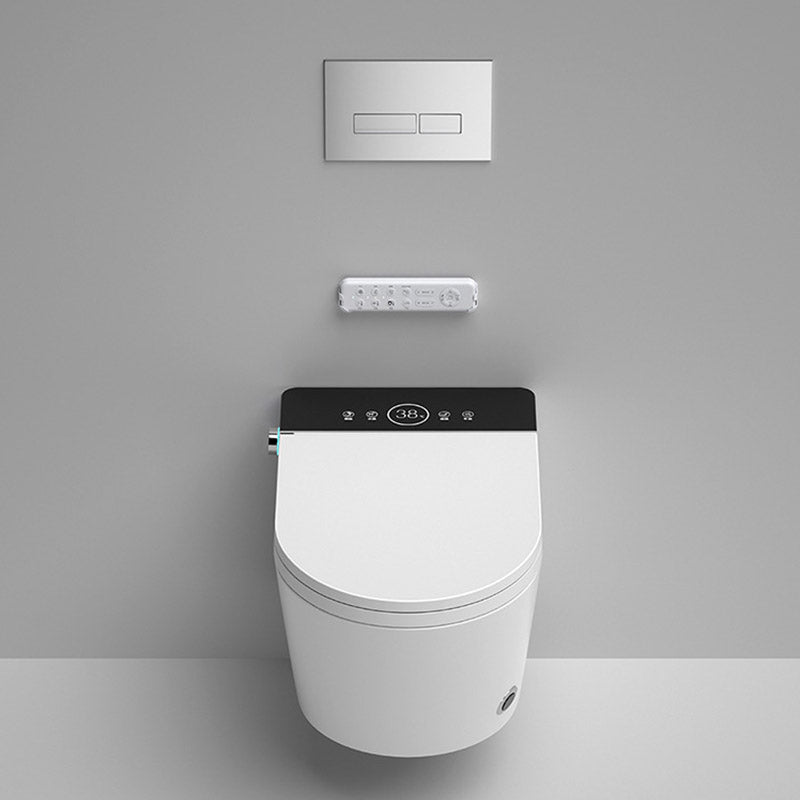 Modern 1-Piece Toilet Bowl In-Wall Urine Toilet with Seat for Washroom