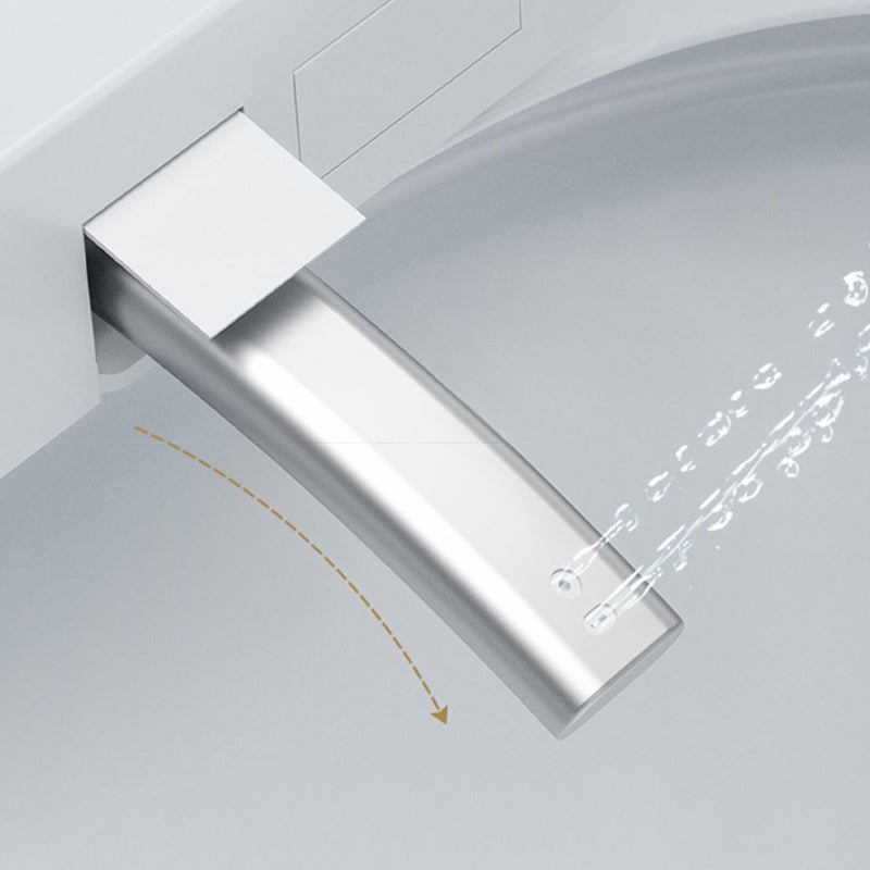 Modern One Piece Toilet Bowl Floor Mounted Urine Toilet with Concealed Tank for Bathroom