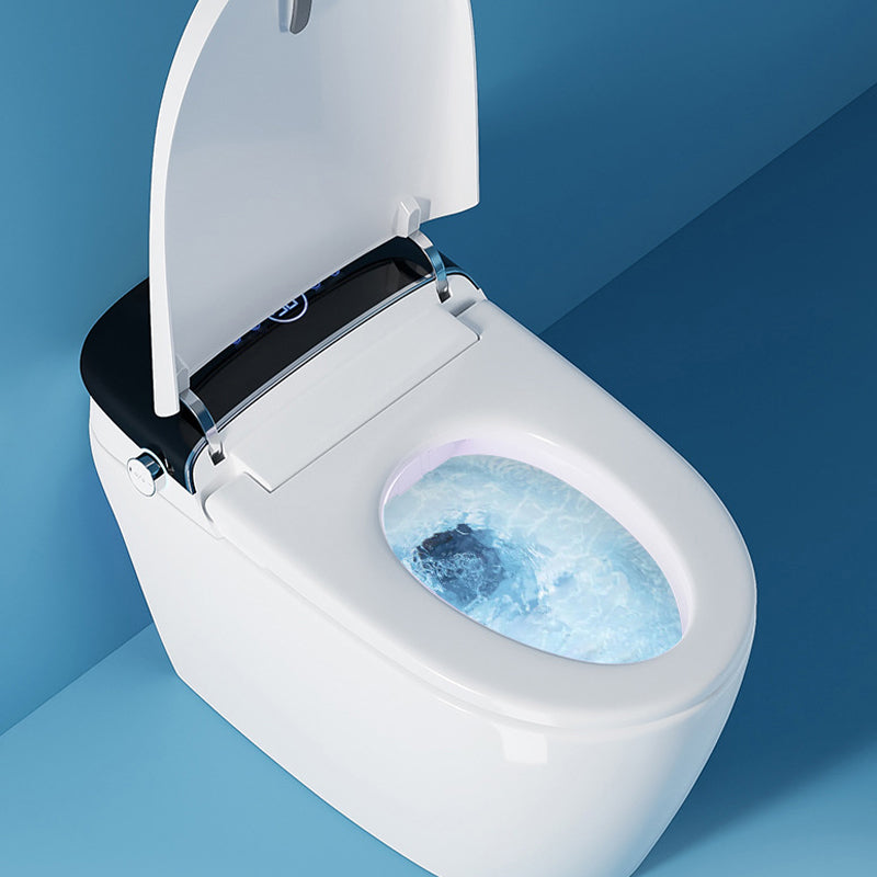 Modern 1-Piece Toilet Bowl Floor Mounted Urine Toilet with Concealed Tank for Bathroom