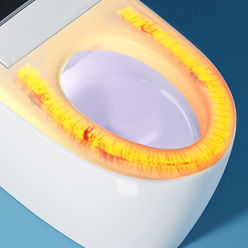 Modern 1-Piece Toilet Bowl Floor Mounted Urine Toilet with Concealed Tank for Bathroom