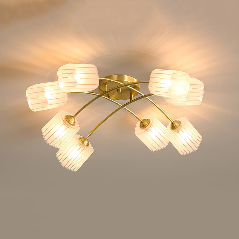 Metal Sputnik Shape Flush Mount Light Modern-Style Multi Lights Flush Ceiling Light