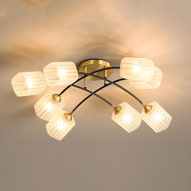 Metal Sputnik Shape Flush Mount Light Modern-Style Multi Lights Flush Ceiling Light