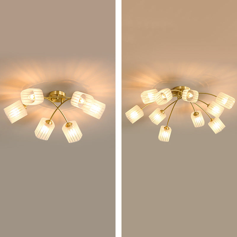 Metal Sputnik Shape Flush Mount Light Modern-Style Multi Lights Flush Ceiling Light