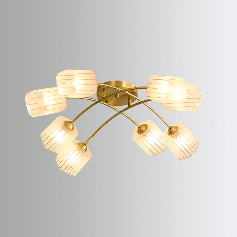 Metal Sputnik Shape Flush Mount Light Modern-Style Multi Lights Flush Ceiling Light