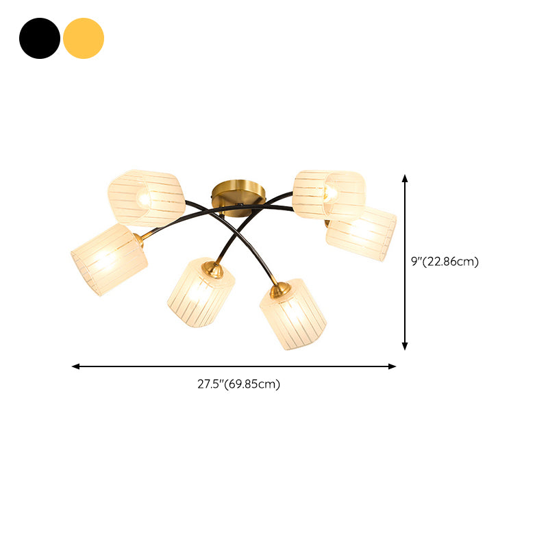 Metal Sputnik Shape Flush Mount Light Modern-Style Multi Lights Flush Ceiling Light