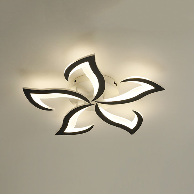 Modern Unique Shape Flush Mount Ceiling Fixture Flush Ceiling Lights for Dining Room