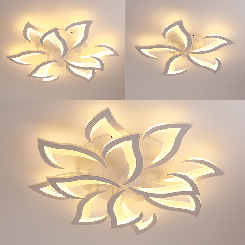 Modern Unique Shape Flush Mount Ceiling Fixture Flush Ceiling Lights for Dining Room