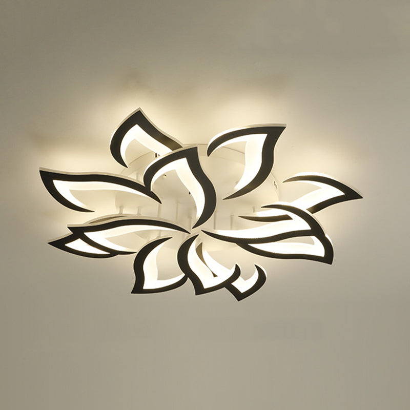 Modern Unique Shape Flush Mount Ceiling Fixture Flush Ceiling Lights for Dining Room