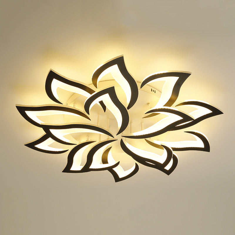 Modern Unique Shape Flush Mount Ceiling Fixture Flush Ceiling Lights for Dining Room