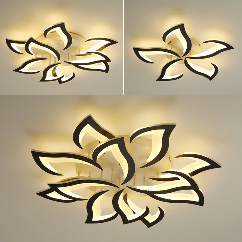Modern Unique Shape Flush Mount Ceiling Fixture Flush Ceiling Lights for Dining Room