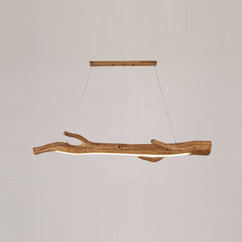 Modern Resin Ceiling Light Branch Shape Island Light with Acrylic Shade for Living Room