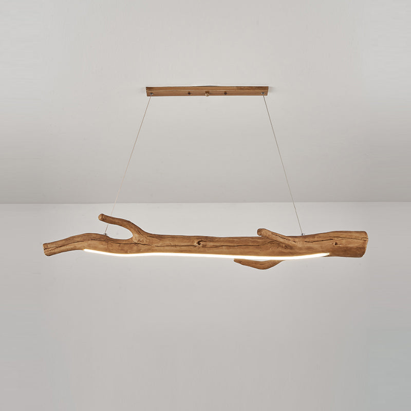 Modern Resin Ceiling Light Branch Shape Island Light with Acrylic Shade for Living Room