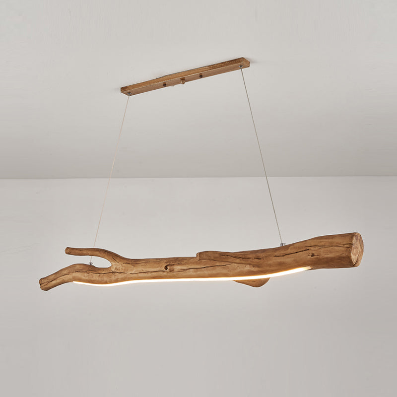 Modern Resin Ceiling Light Branch Shape Island Light with Acrylic Shade for Living Room