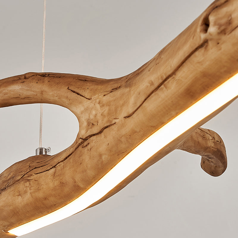 Modern Resin Ceiling Light Branch Shape Island Light with Acrylic Shade for Living Room