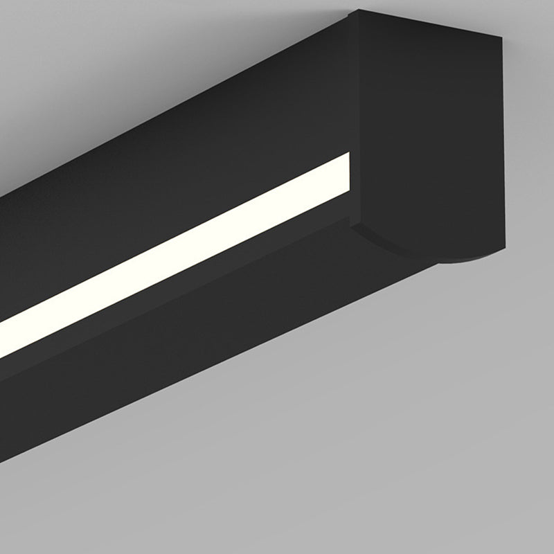 Single Black Modern Wall Mounted Sconce Linear Wall Light for Living Room