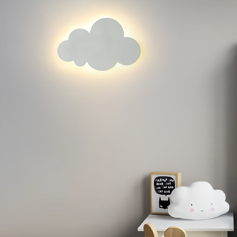 Single White Modern Wall Mounted Sconce Unique Wall Light for Foyer