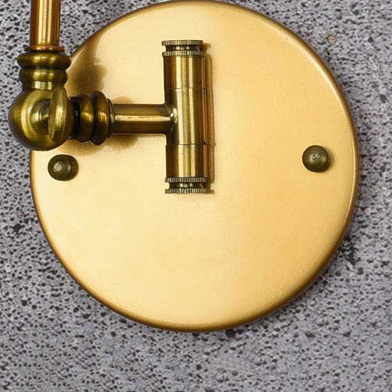 Modern Wall Light Fixture Metal 1 Light Wall Mounted Lighting in Gold