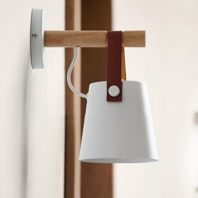 Contemporary Wooden Wall Light Simple Wall Light Sconce for Living Room