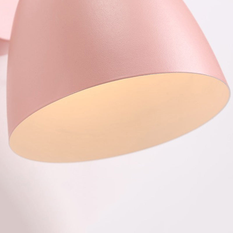 Contemporary Wall Light Wooden Macaroon Wall Light Sconce for Living Room