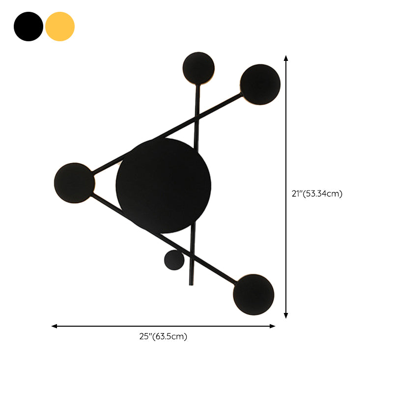 Unique Shape Wall Light Fixture Modern Wall Mounted Lighting for Living Room