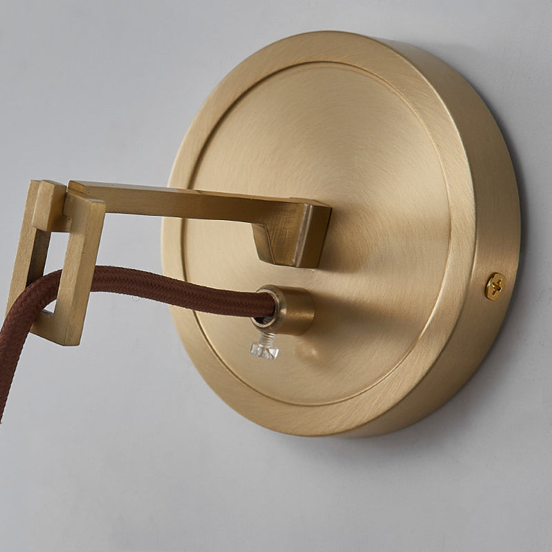 Post-Modern Wall Sconce Geometric Sconce Lighting with Crystal for Bedroom
