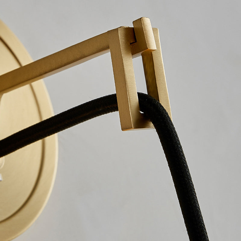 Post-Modern Wall Sconce Geometric Sconce Lighting with Crystal for Bedroom