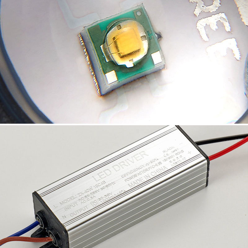 Dark Black Wall Flush Mount Aluminum LED Modernism Wall Light