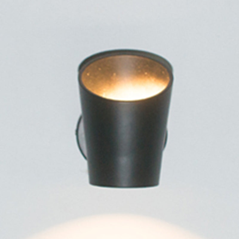 Modern Style Geometric Wall Sconce Metal 1 Light Sconces for Bedroom