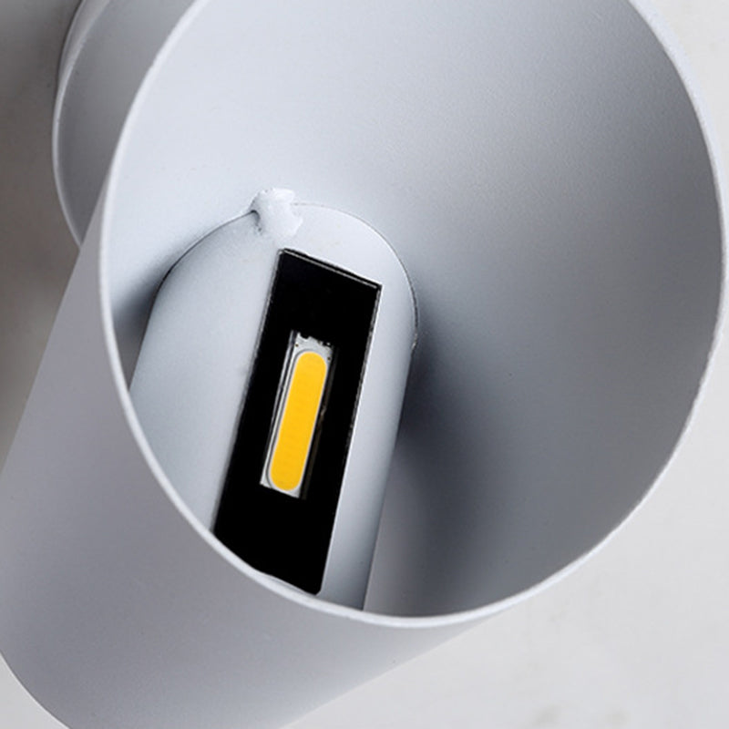 Modern Style Geometric Wall Sconce Metal 1 Light Sconces for Bedroom