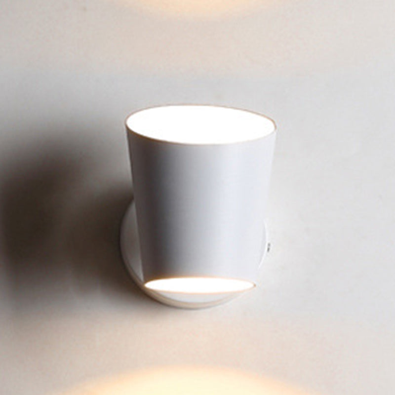 Modern Style Geometric Wall Sconce Metal 1 Light Sconces for Bedroom