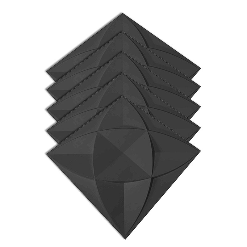 Square Interior Wall Paneling Peel and Stick Texture Effect Wall Paneling