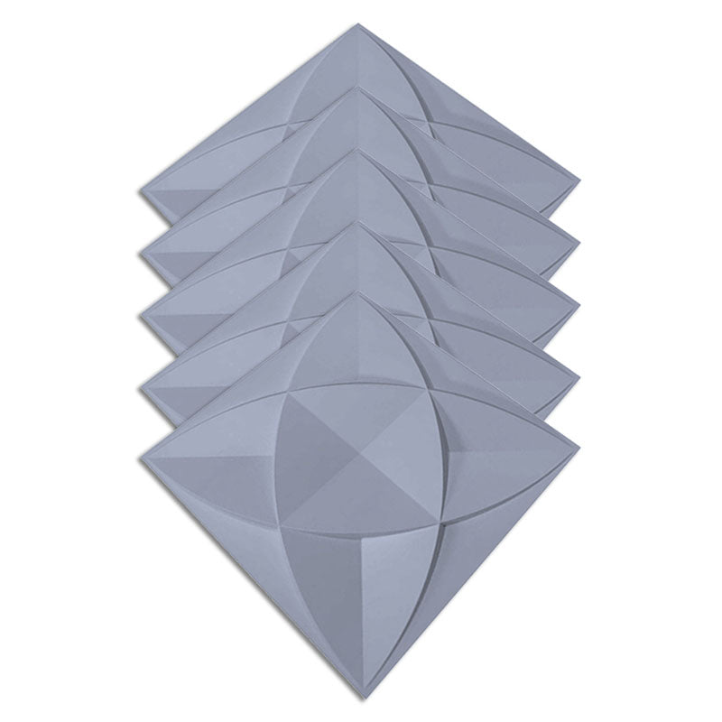 Square Interior Wall Paneling Peel and Stick Texture Effect Wall Paneling