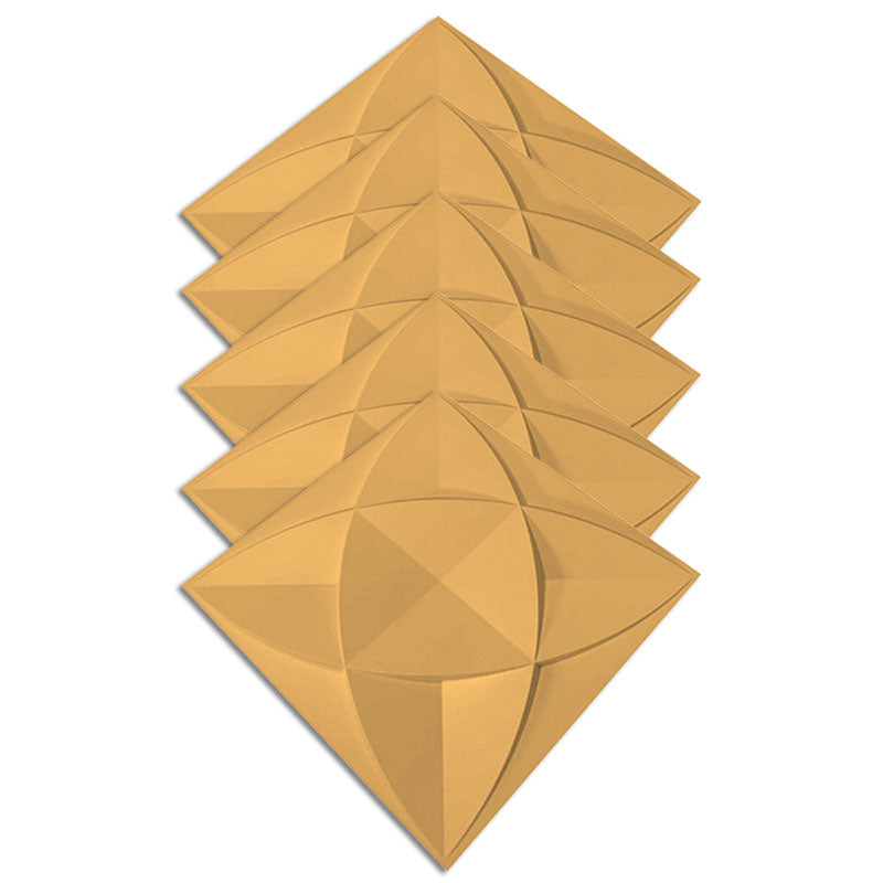 Square Interior Wall Paneling Peel and Stick Texture Effect Wall Paneling