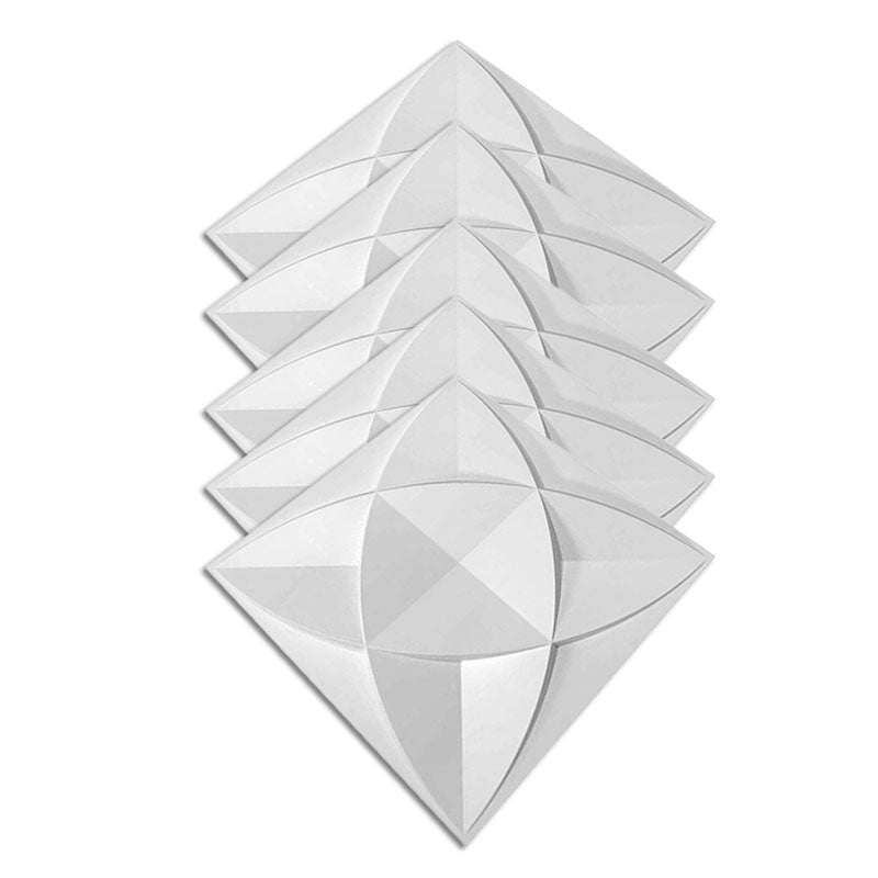 Square Interior Wall Paneling Peel and Stick Texture Effect Wall Paneling