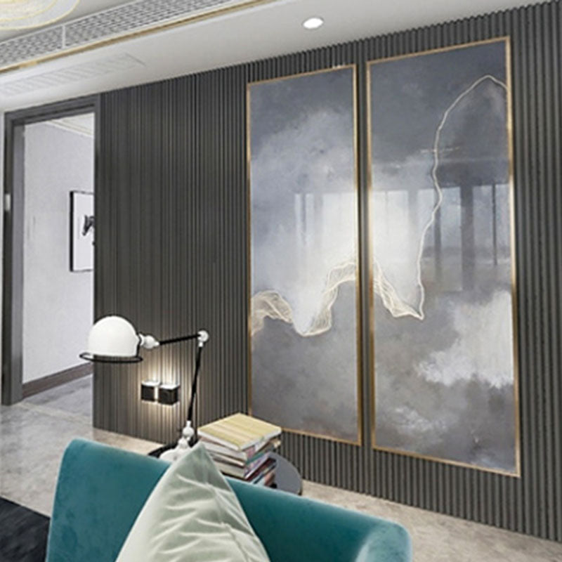 Wall Paneling Solid Wood Glue Down Waterproof Living Room Wall Panel