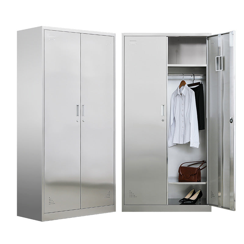 Metal Storage Cabinet for Bathroom Modern Cabinet with Hinged Doors