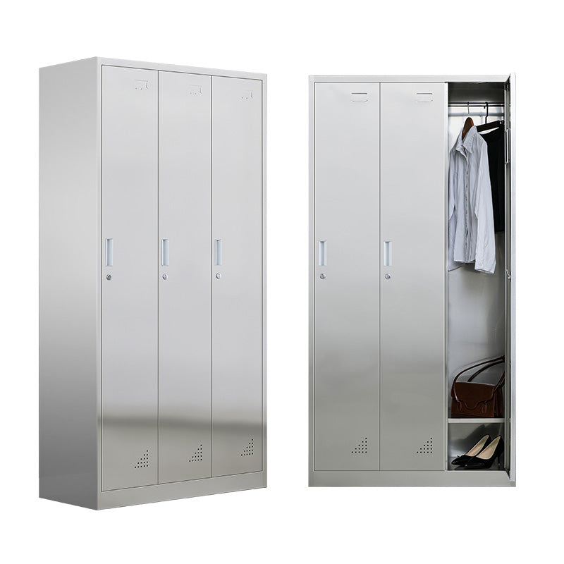 Metal Storage Cabinet for Bathroom Modern Cabinet with Hinged Doors