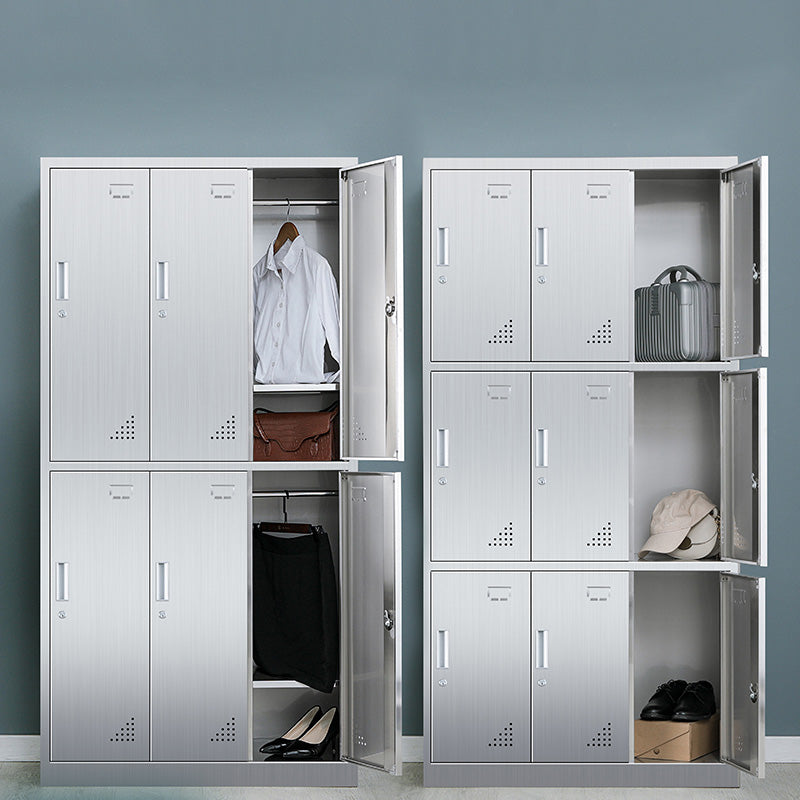 Metal Storage Cabinet for Bathroom Modern Cabinet with Hinged Doors