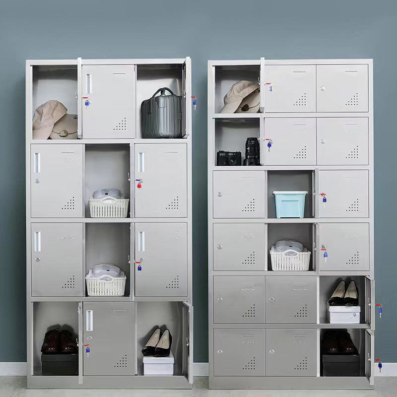Metal Storage Cabinet for Bathroom Modern Cabinet with Hinged Doors
