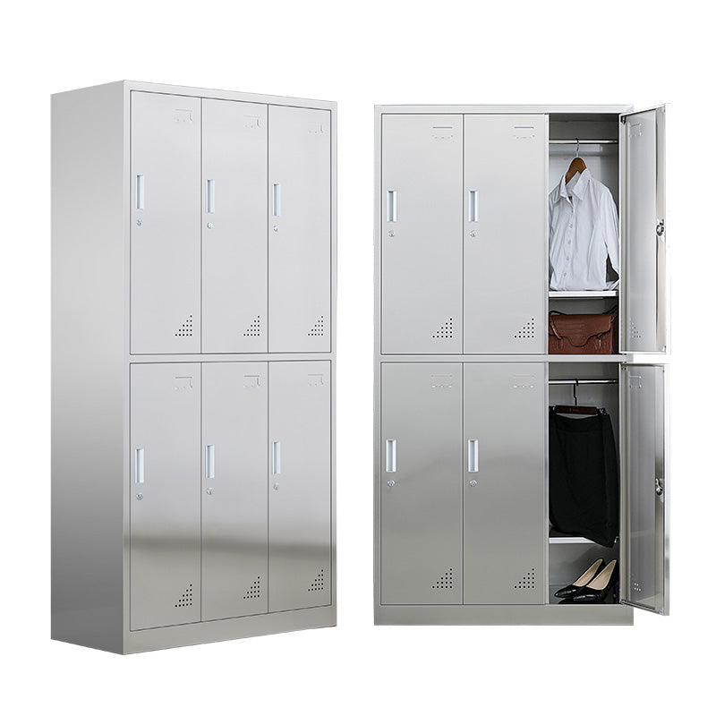 Metal Storage Cabinet for Bathroom Modern Cabinet with Hinged Doors