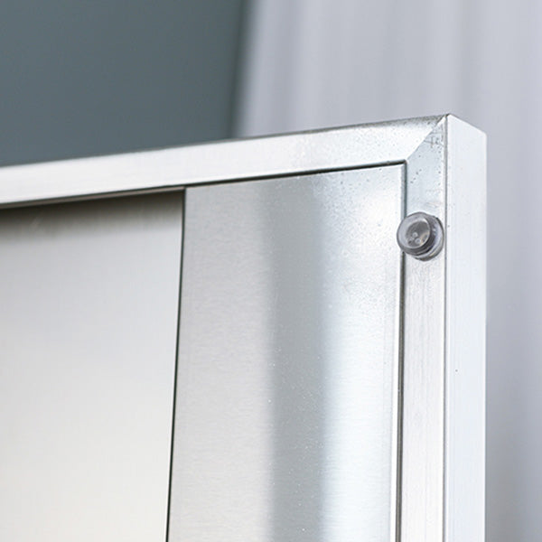 Metal Storage Cabinet for Bathroom Modern Cabinet with Hinged Doors