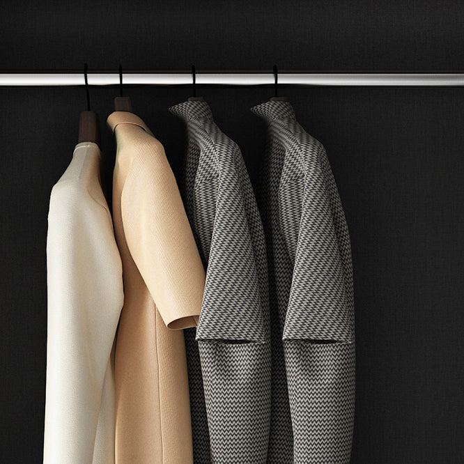 White Engineered Wood Wardrobe Cabinet Contemporary Wardrobe Armoire