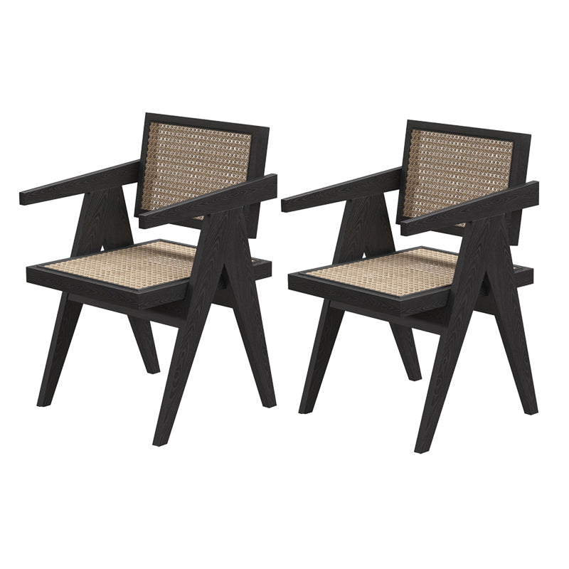 Rectangle Dining Set 1/4/5 Pcs Modern Solid Wood Dining Table and Chairs