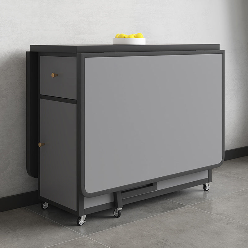 Rectangle Dining Table Set 1/4/5/7 Pcs Folding Table and Chairs with Metal Frame